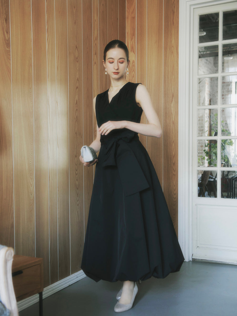 taffeta cache coeur blouse