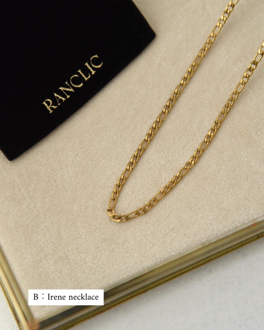 RC amulet plain chain necklace