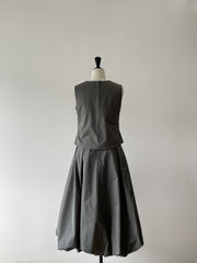 taffeta cache coeur blouse