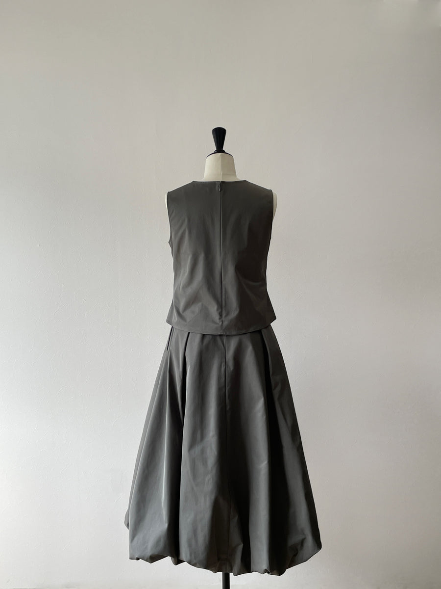 taffeta cache coeur blouse