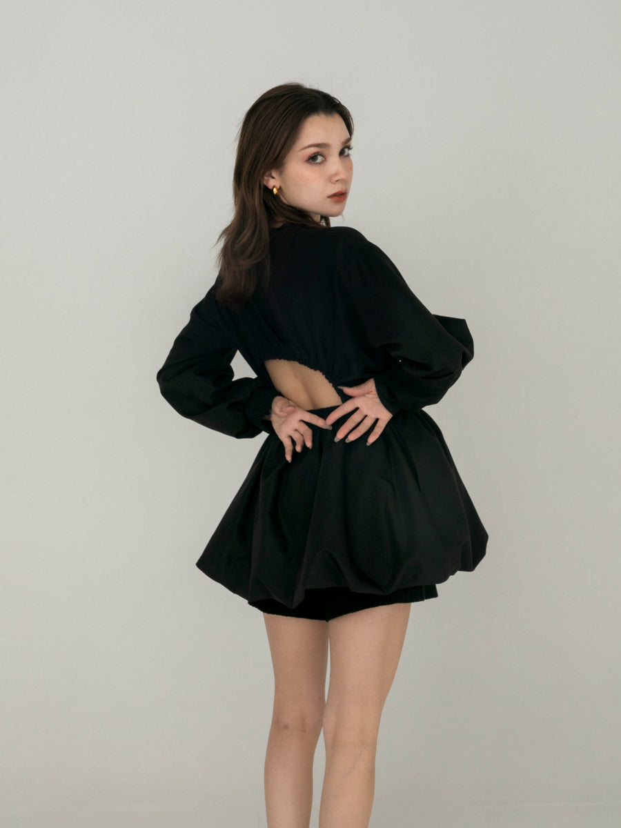 balloon blouse dress