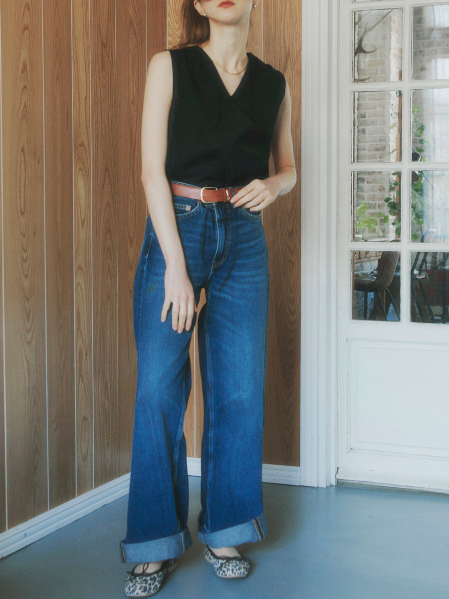 taffeta cache coeur blouse