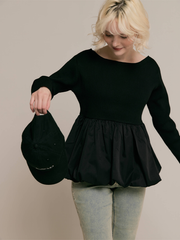 2way peplum balloon tops