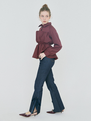 【3/5 OPEN】Ashimore ribbon denim pants