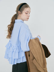 【2/27 OPEN】Volume frill french blouse
