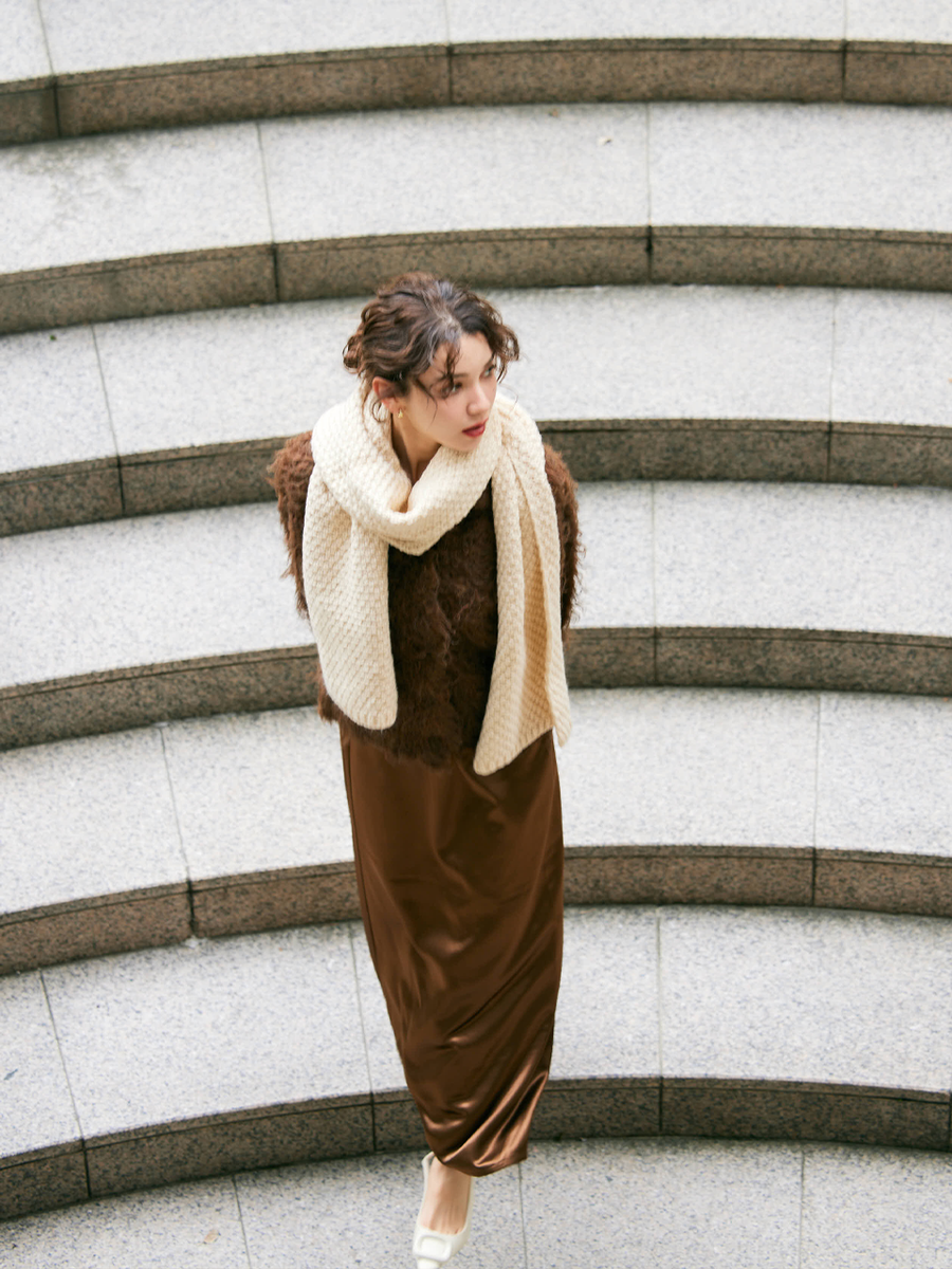 【11/27 OPEN】Fuzzy knit cardigan