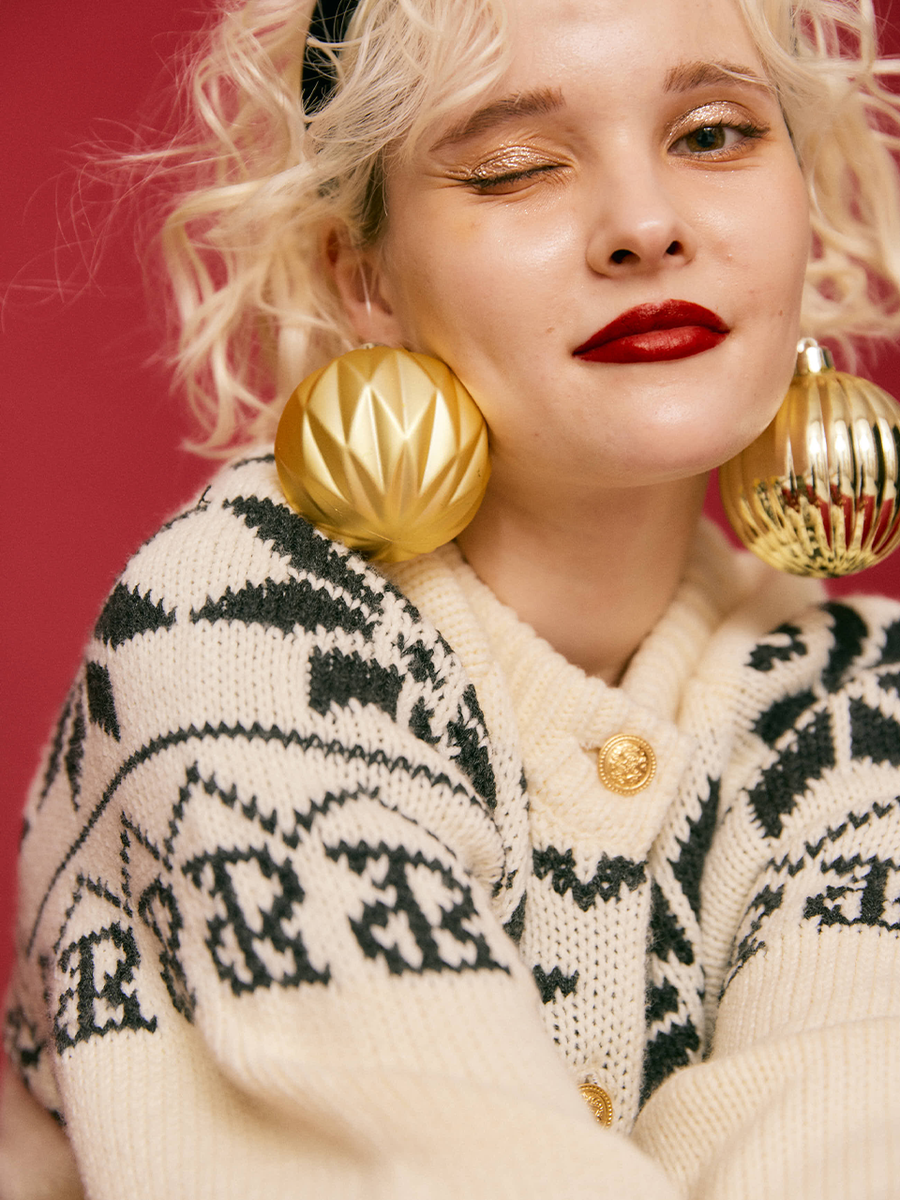 【12/4 OPEN】RC nordic knit cardigan