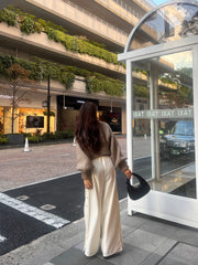 volume sleeve short knit