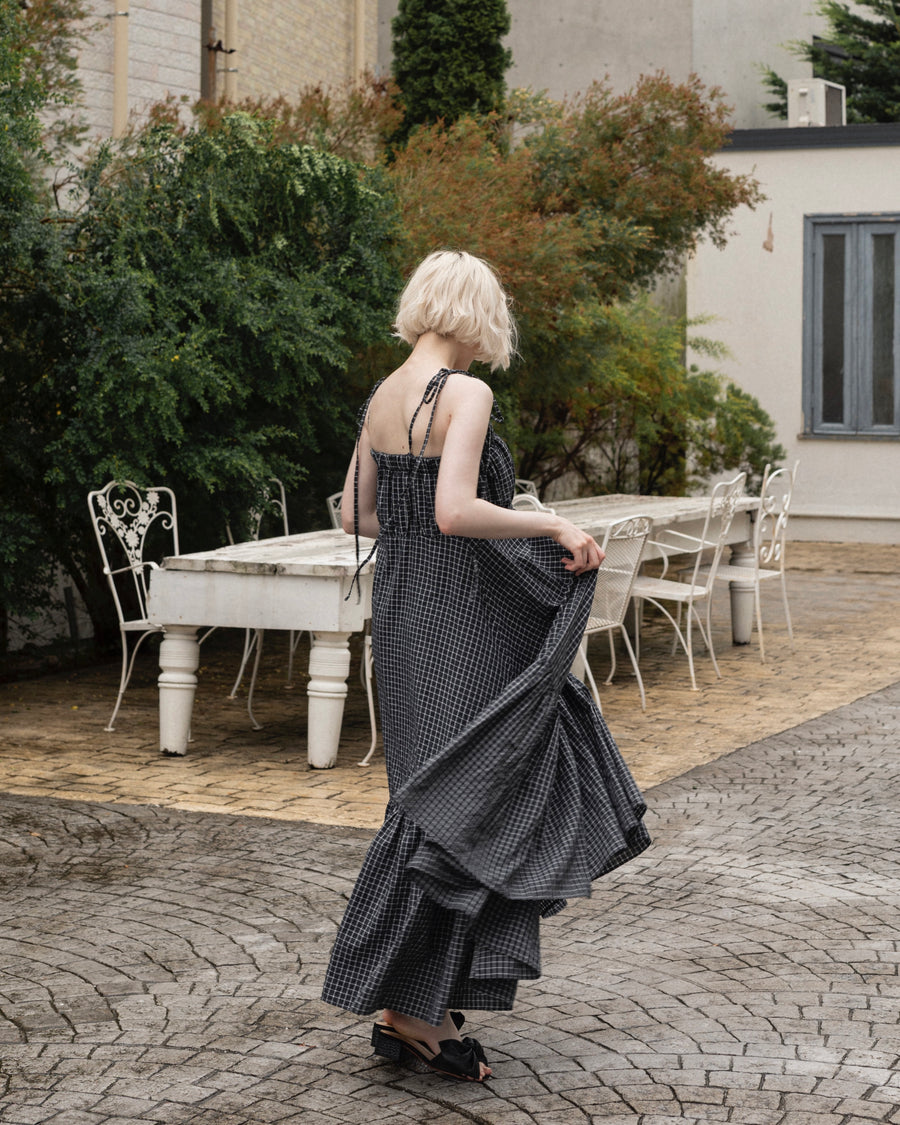 【Check残りわずか】Gather bloom cami dress