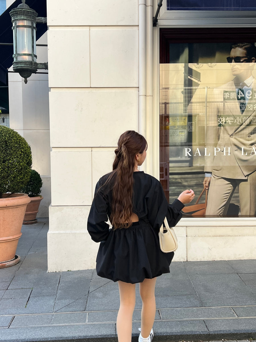 balloon blouse dress