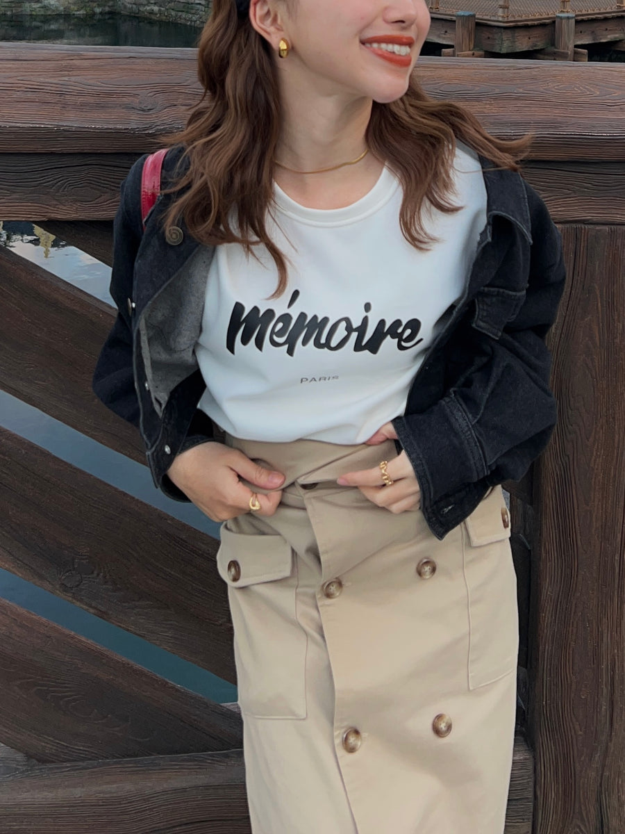 mémoire logo mini tee
