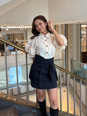 【4/23 OPEN】Whip cream sleeves shirt