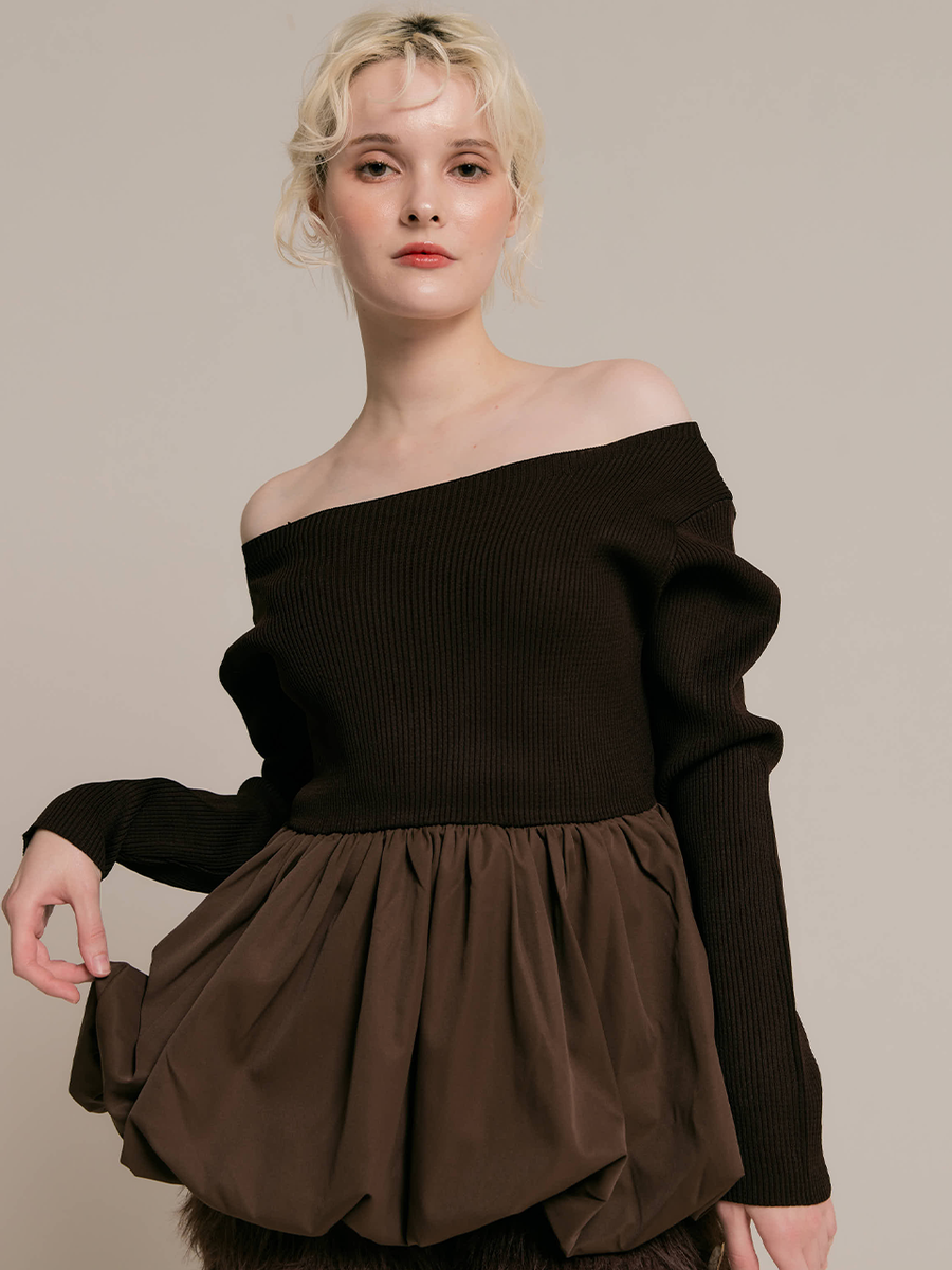 2way peplum balloon tops