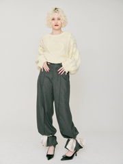 2Way ribbon wide pants