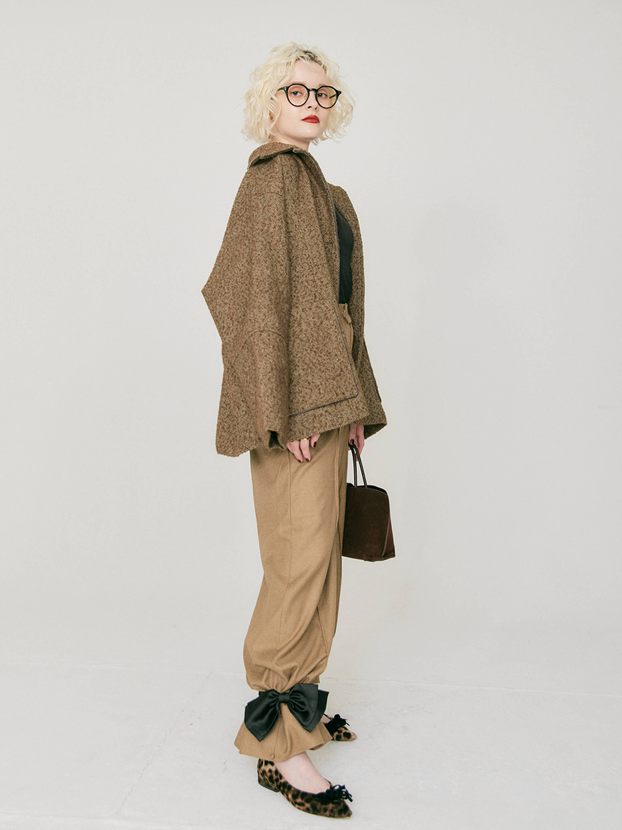 2Way ribbon wide pants