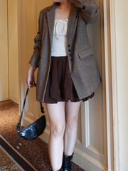 【9/24 OPEN】Checked tailored jacket