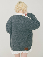 【12/18 OPEN】Unisex henley mochi knit