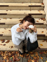 volume sleeve short knit