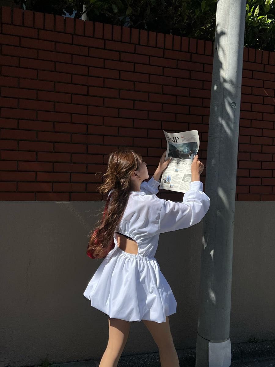 balloon blouse dress