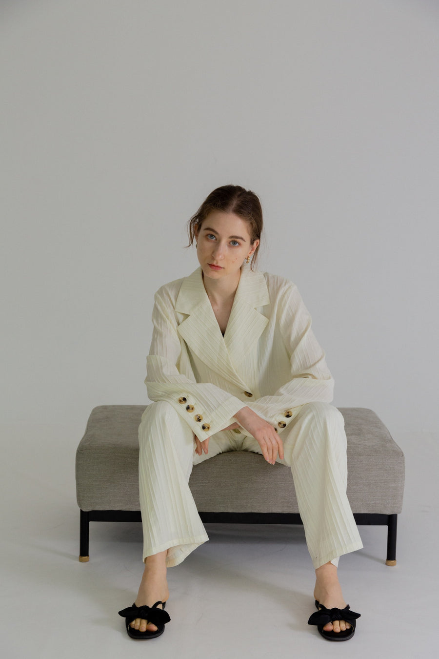 bumpy cropped jacket