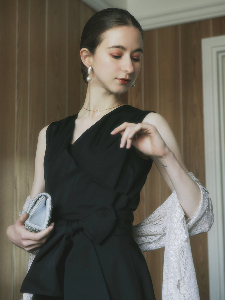 taffeta cache coeur blouse