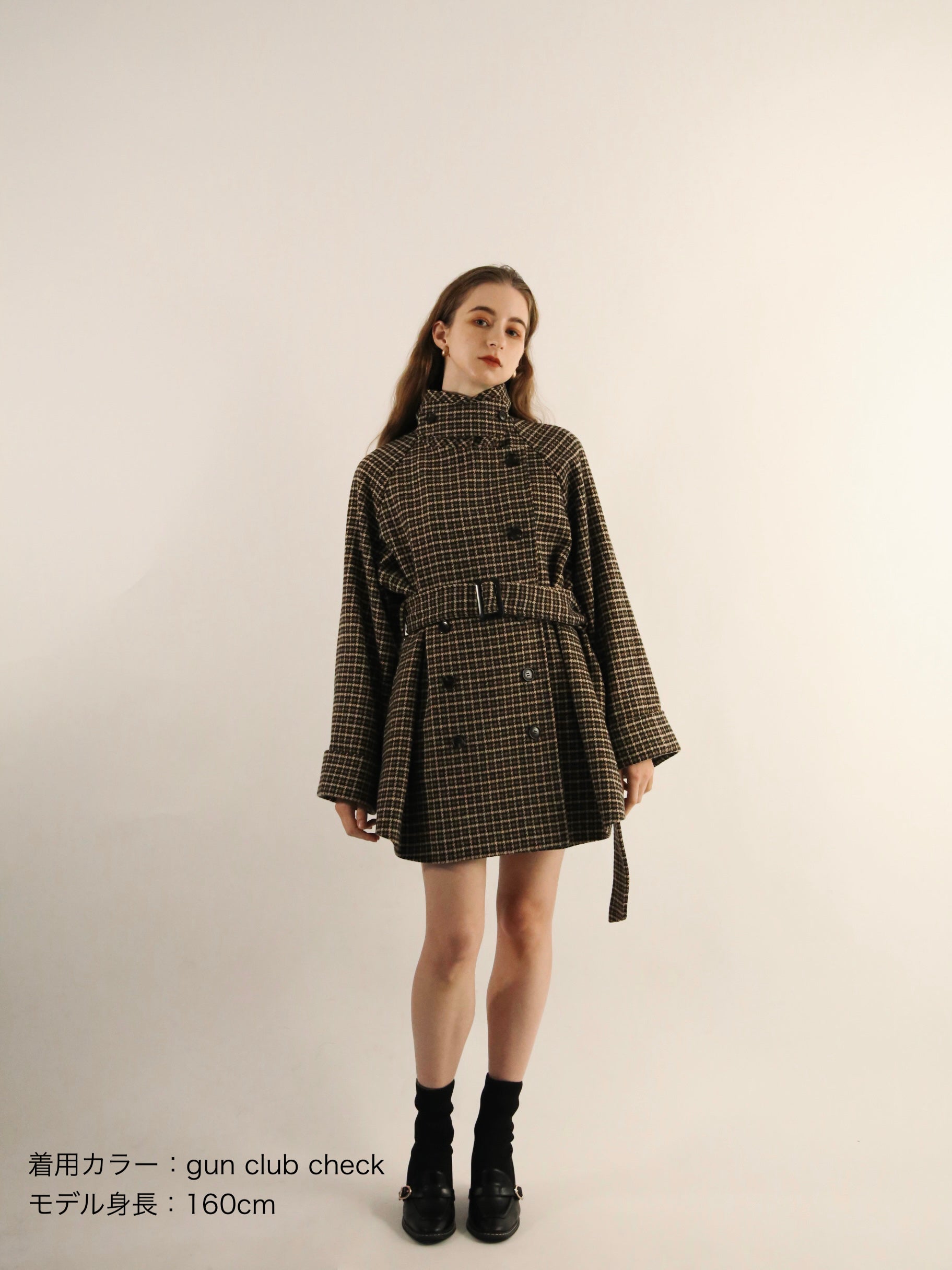 big collar double short coat – RANCLIC