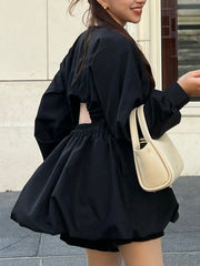 balloon blouse dress