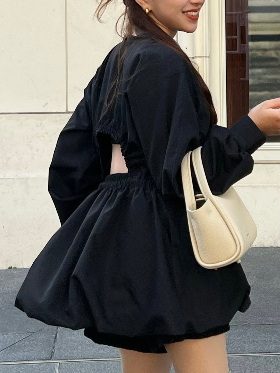 balloon blouse dress