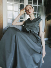 taffeta cache coeur blouse
