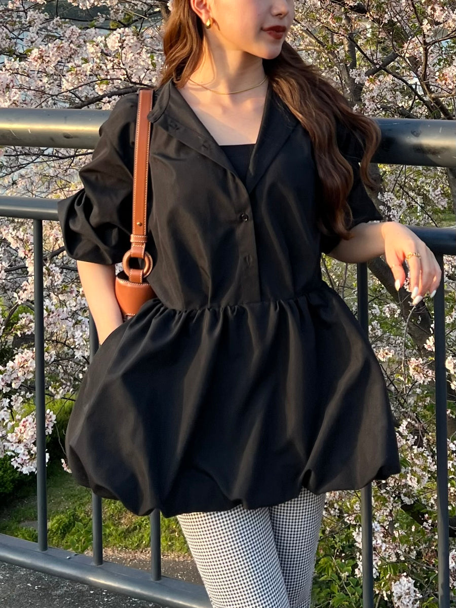 balloon blouse dress