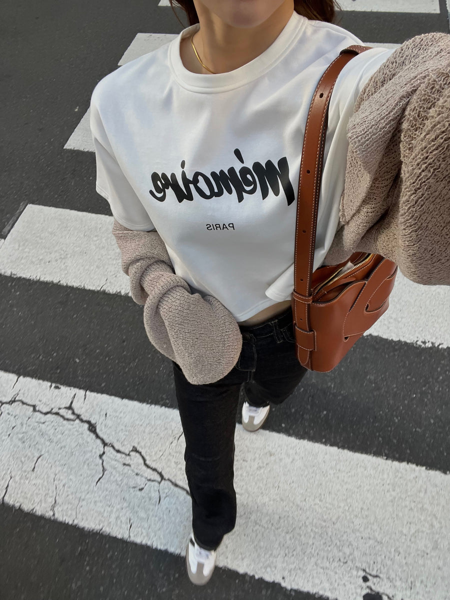 mémoire logo mini tee