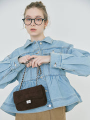 【2/19 OPEN】Chérie peplum denim jacket