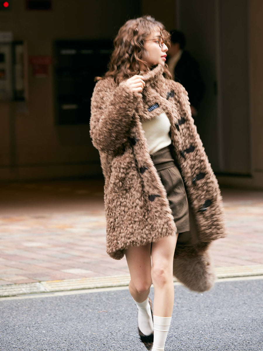 【予約販売】Poodle cocoon coat