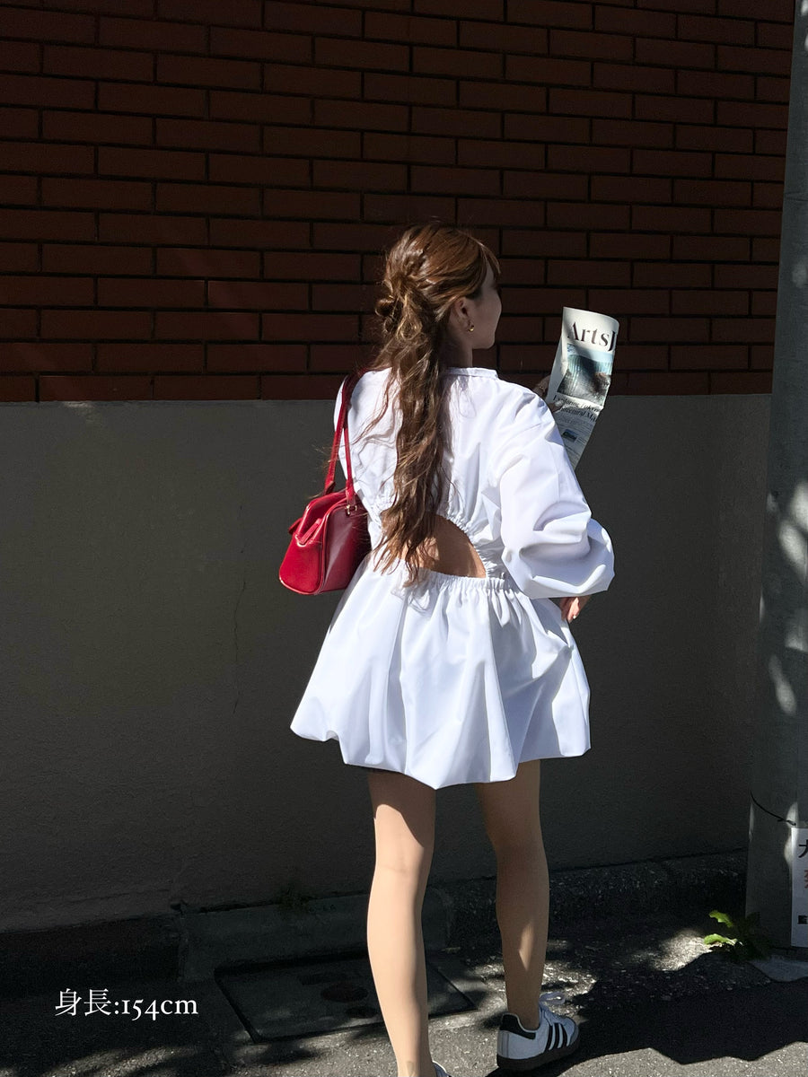 balloon blouse dress