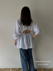 balloon blouse dress