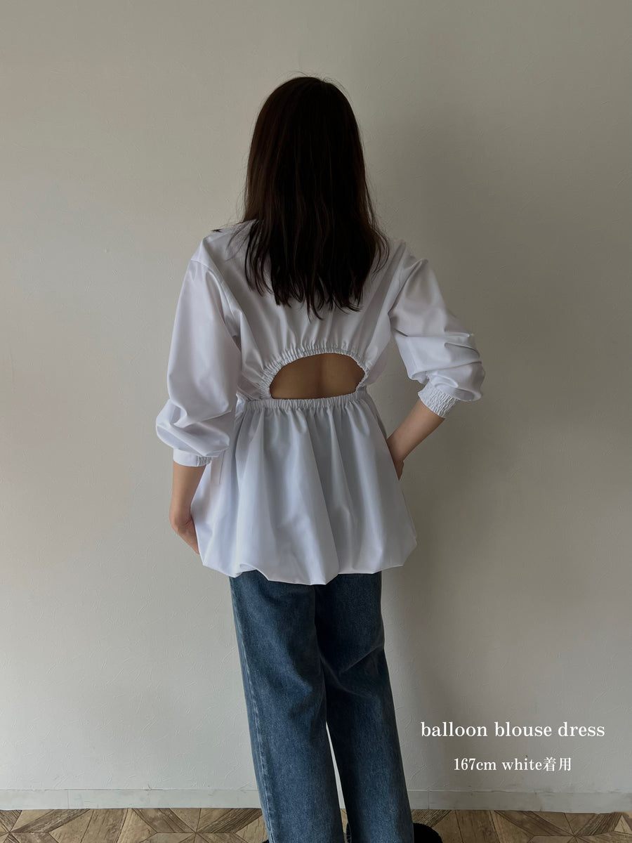 balloon blouse dress