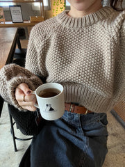 volume sleeve short knit