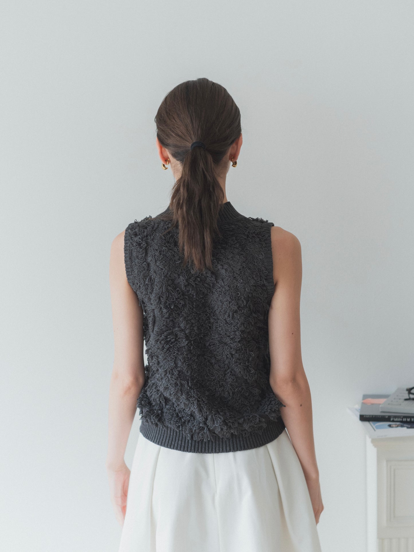 Open shoulder 3Way knit