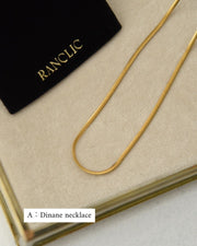 RC amulet snake chain necklace