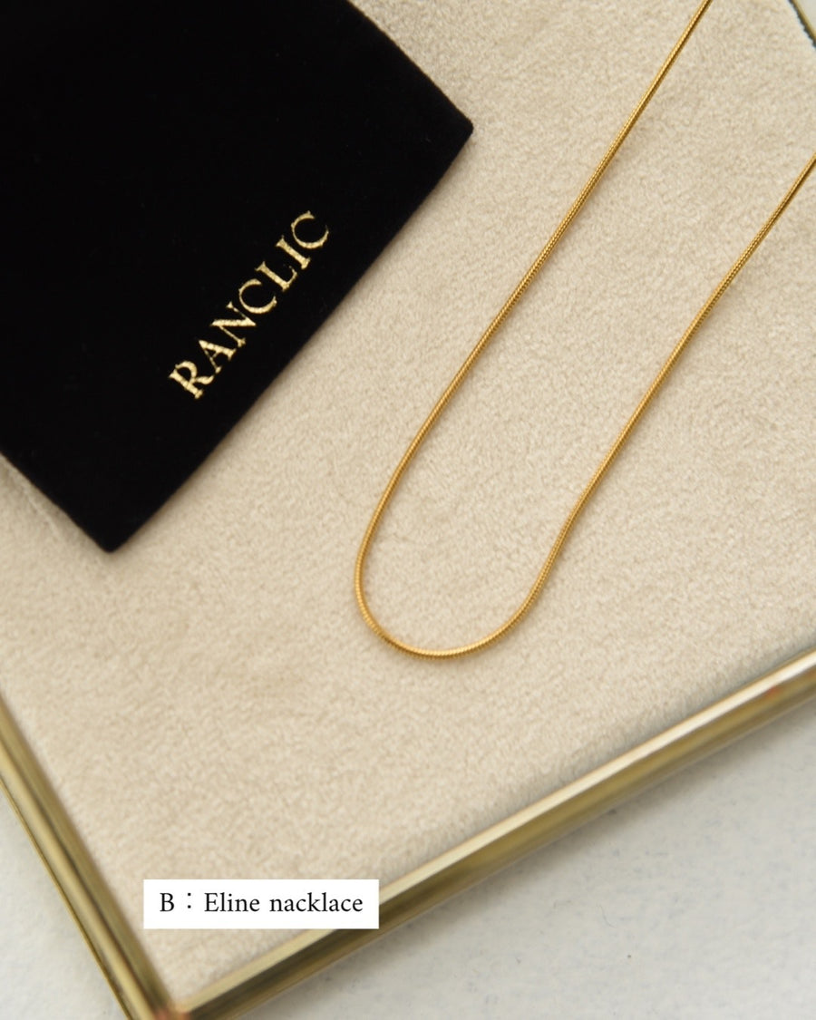 RC amulet snake chain necklace