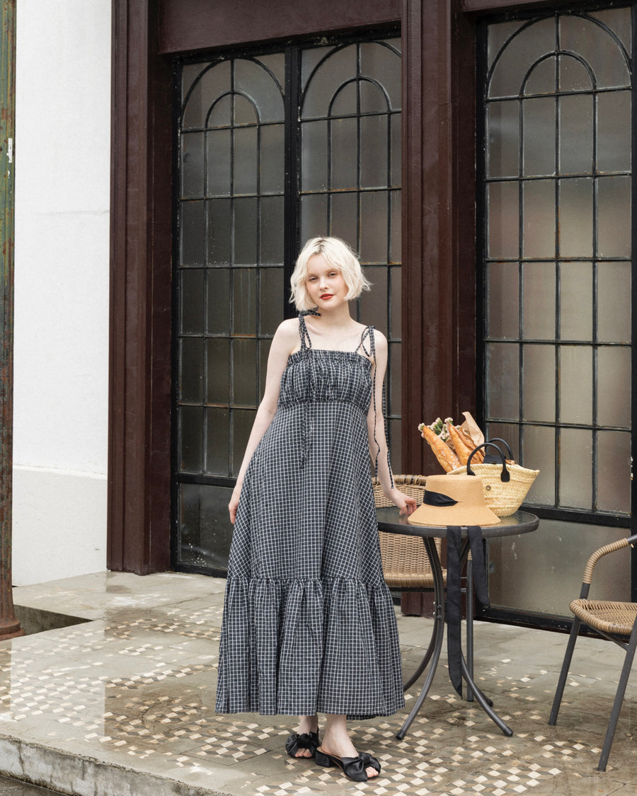 【Check残りわずか】Gather bloom cami dress