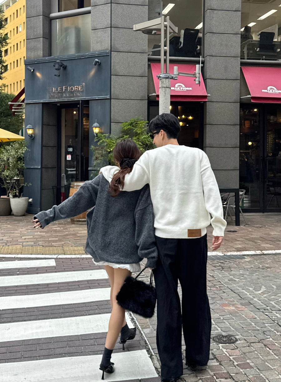 【12/18 OPEN】Unisex henley mochi knit