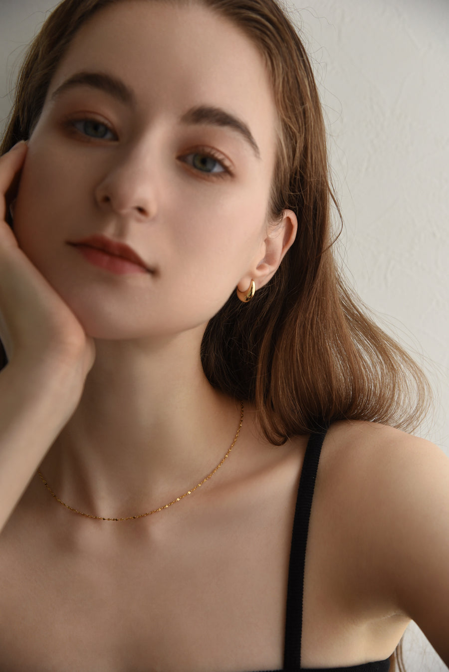 RC amulet plain chain necklace