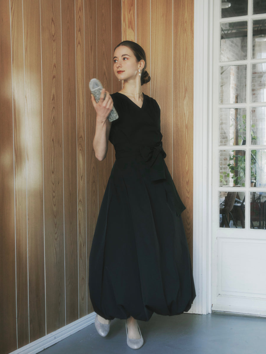 taffeta cache coeur blouse