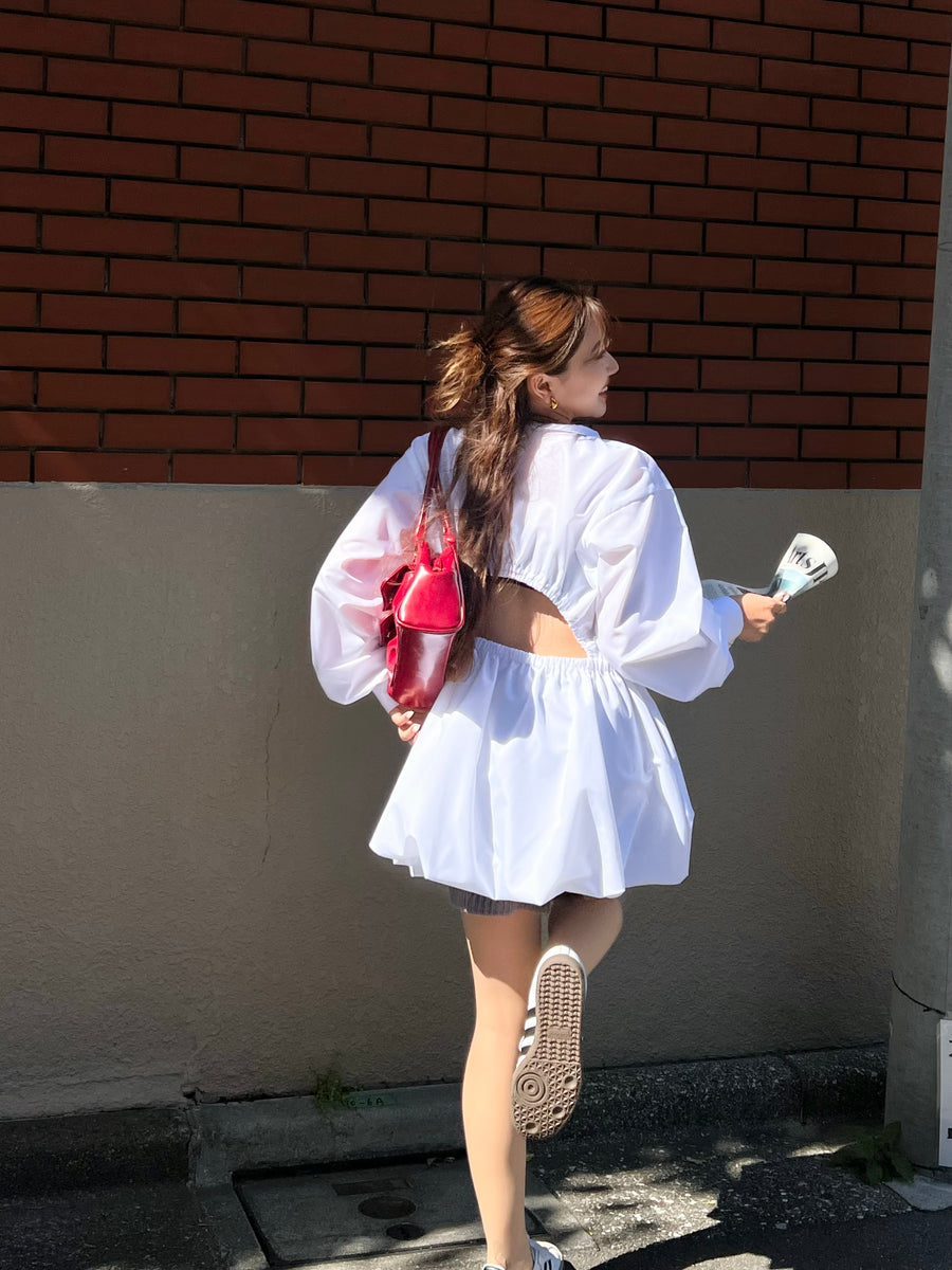 balloon blouse dress