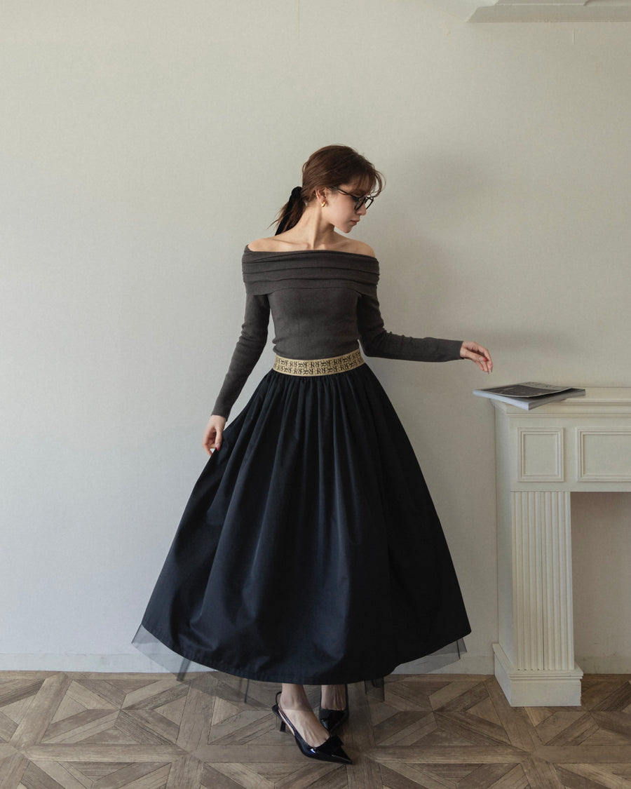 RC waist design 2way Skirt