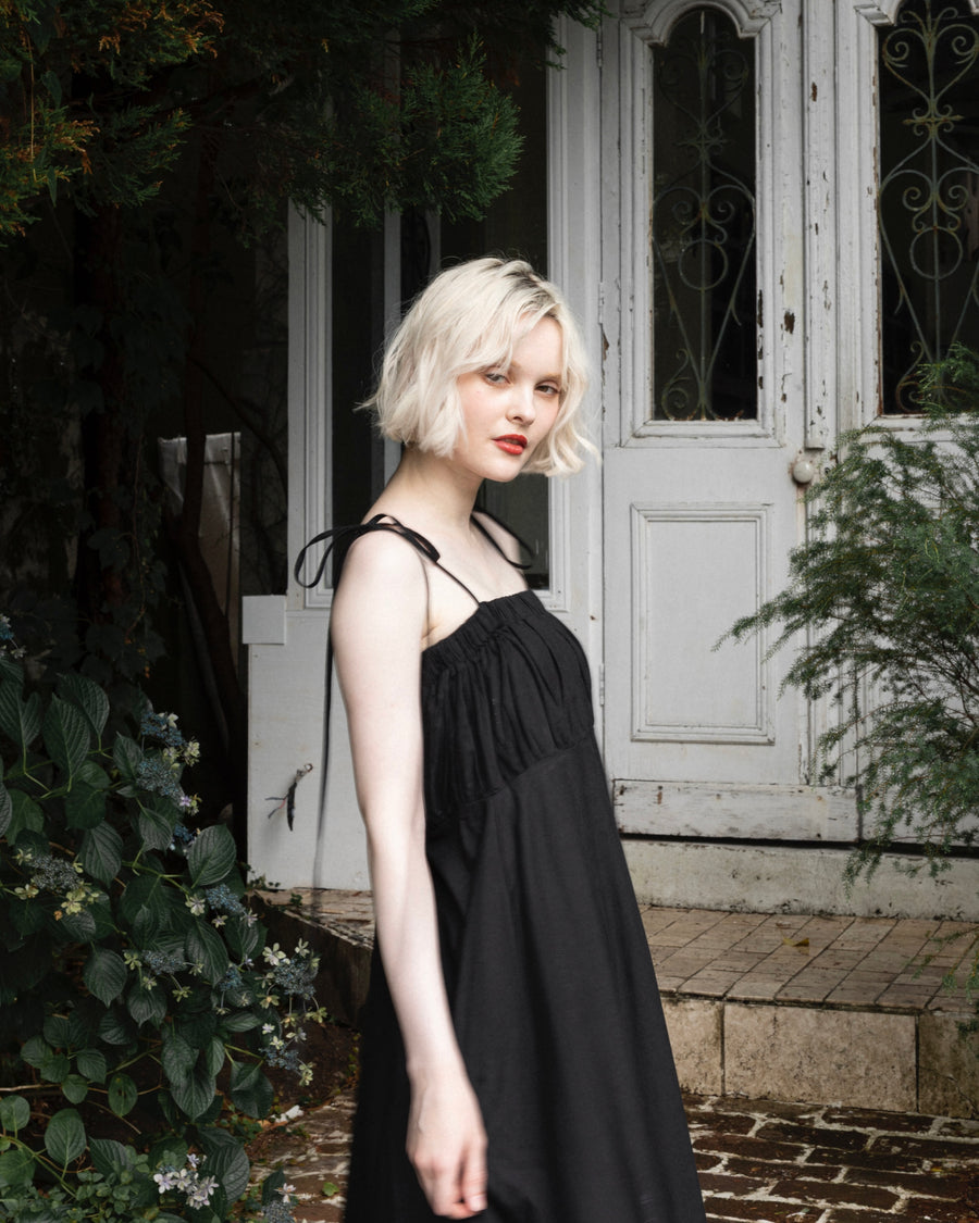 【Check残りわずか】Gather bloom cami dress