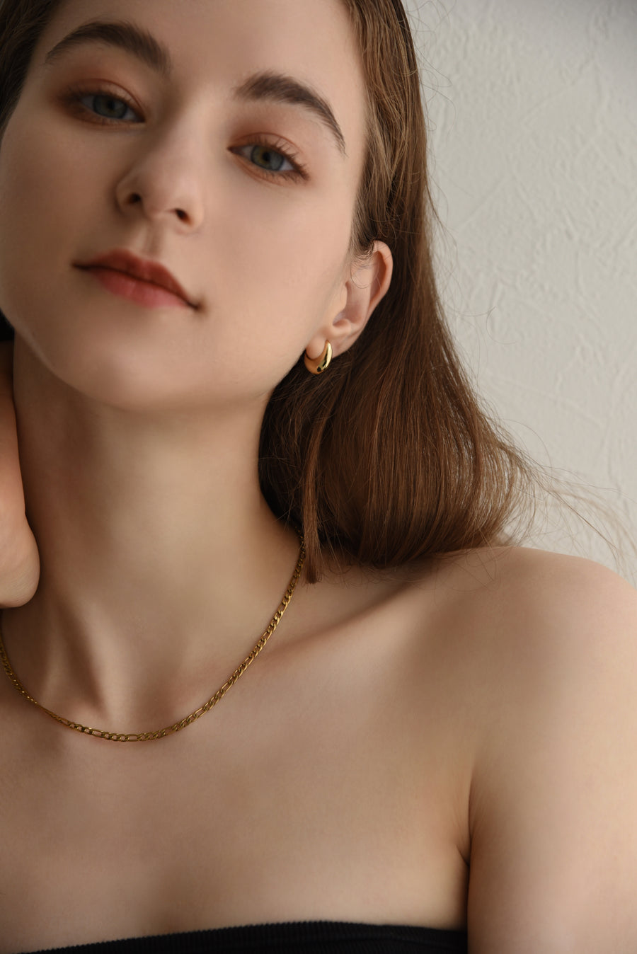RC amulet plain chain necklace