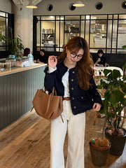 fringe  summer tweed jacket