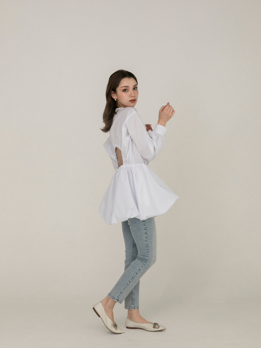 balloon blouse dress